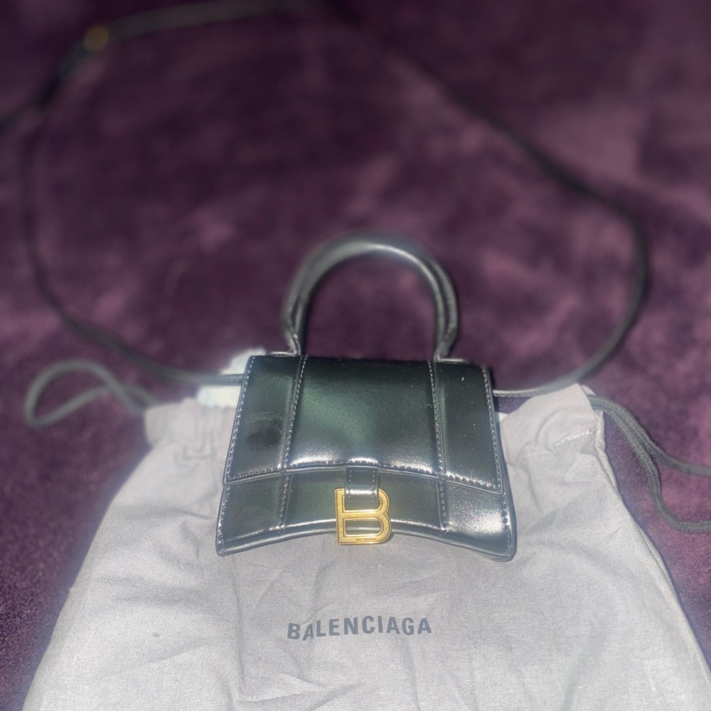 Balenciaga Hourglass Mini Top Handle Bag